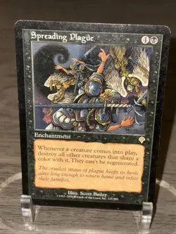 Spreading Plague Invasion Regular LP Magic The Gathering MTG - Image 1