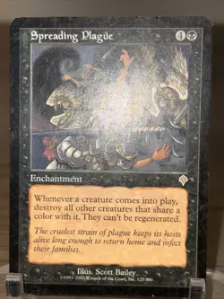 Spreading Plague Invasion Regular LP Magic The Gathering MTG - Image 2