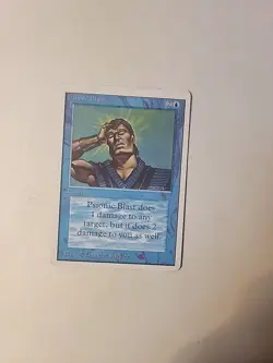 Magic The Gathering Revised Edition Psionic Blast MP Condition OC3480 - Image 1