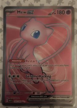 Pokemon Mew EX Scarlet & Violet 151 Full Illustration Art 193/165 English - Image 1