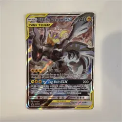 Pokemon Company Pikachu & Zekrom GX SM168 SM TAG TEAM GX Promo Holo Card - Image 1