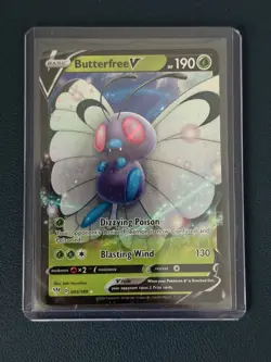 Butterfree V 001/189 Darkness Ablaze NM Ultra Rare Pokemon TCG - Image 1