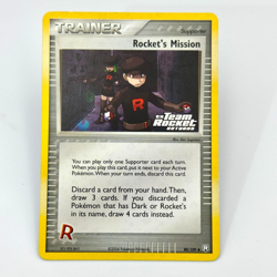 Pokemon Rocket's Mission 88/109 Team Rocket Returns Reverse Holo Stampted - LP - Image 1