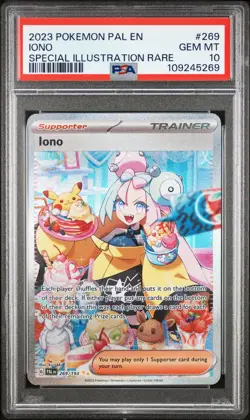 2023 Pokemon EN-Paldea Evolved Iono Foil Special Illustration Rare PSA 10 #269 - Image 1