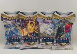 Pokemon TCG Silver Tempest Sleeved Blister Booster Art Set (4 Packs) - Image 1