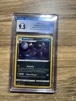Umbreon SWSH 129 CGC Gem Mint 10 Pokemon TCG 2021 Evolving Skies Holo🔥 - Image 1