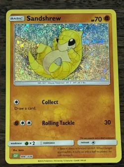 🟤 Sandshrew 008/034 CLV 🟤 Pokemon TCG Classic Collection NM Holo - Image 1