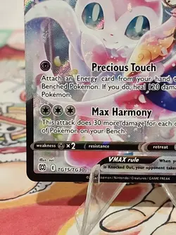 Pokemon TCG Sylveon VMAX Full Art Ultra Rare Holo Tg15/Tg30 NM - Image 5
