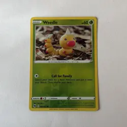 Weedle Reverse Holo 002/073 Pokemon Champions Path Yuka Morii Pokemon TCG NM - Image 2