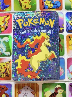 Pokemon 151 Vintage Pocket Monsters Vending HOLO Prism Sticker 2000 Nintendo - Image 2