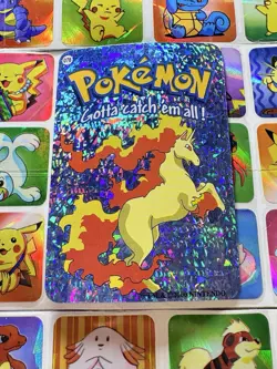 Pokemon 151 Vintage Pocket Monsters Vending HOLO Prism Sticker 2000 Nintendo - Image 3