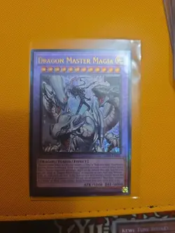 Yu-Gi-Oh! TCG Dragon Master Magia Prismatic Ultimate Rare Card RA04-EN055 - Image 1