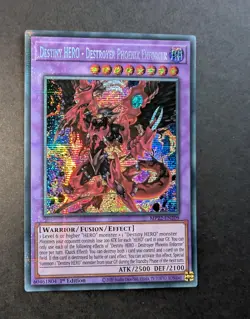 Yugioh Destiny HERO Destroyeh Phoenix Enforcer MP22-EN209 Prismatic Secret Rare - Image 3