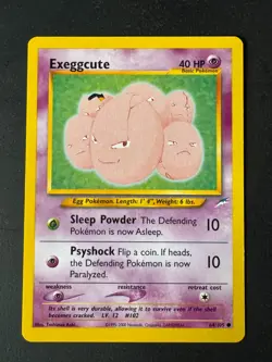 Exeggcute Pokemon Card Common Neo Destiny 64/105 - Image 1