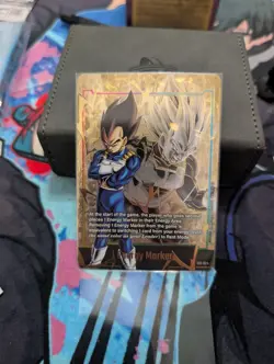 Bandai Dragon Ball Super Card Game Vegeta Energy Marker E01-02 Foil Card NM - Image 1