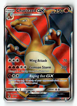 Pokemon Card Charizard GX - LP SM Promos Promo SM60 - Image 1