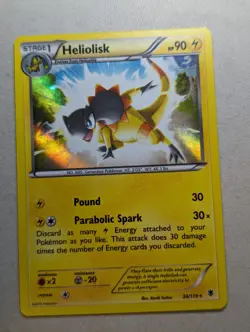 Pokemon Cards Heliolisk 30/119 Phantom Forces holo Rare - Image 1