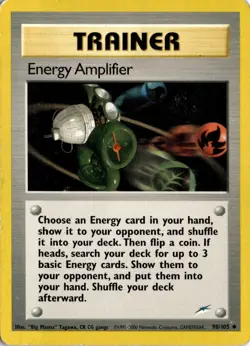 Energy Amplifier 098/105 Neo Destiny Pokemon Card TCG - Image 1