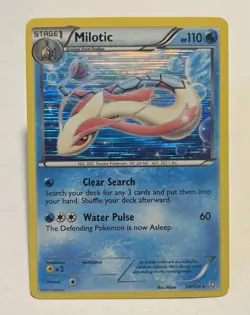 Milotic 28/124 Dragons Exalted Holo Rare LP Pokemon Card - Image 1