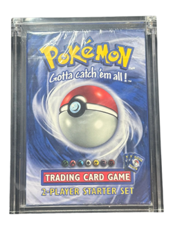 2-Player Starter Set Pokemon Base Set Sealed with Acrylic Case - Image 1