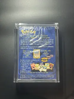 2-Player Starter Set Pokemon Base Set Sealed with Acrylic Case - Image 3