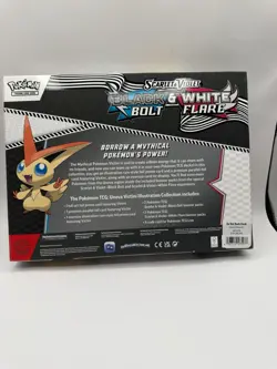 Pokemon TCG Black Bolt & White Flare Unova Victini Illustration Collection Box - Image 2