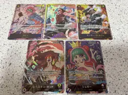 One Piece Trading Card Luffy Zoro Sanji Secret Parallel Limited - Image 1