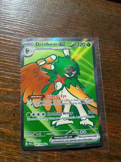 Pokemon Decidueye EX 100/088 POR Ultra Rare Full Art Holo Stage 2 320 HP - Image 2
