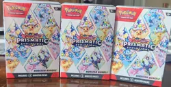 Pokemon TCG: Prismatic Evolutions Booster Bundle - Lot of 3 - Factory Sealed - Image 1