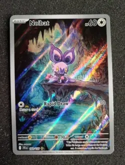 Noibat 169/159 Pokemon Card - Journey Together Illustration Rare NM/M - Image 1