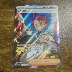 Crispin 164/142 Ultra Rare Stellar Crown Pokemon Near Mint - Image 1