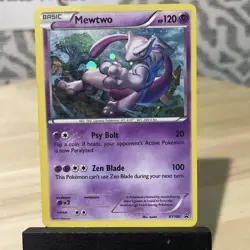 Pokemon TCG Mewtwo XY100 XY Holo - Image 1