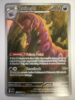 Pokemon TCG Scolipede Illustration Rare 134/086 Black Bolt Near Mint - Image 1