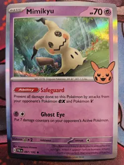 Mimikyu 081/189 Trick or Trade Booster Bundle Holo Near Mint Pokemon TCG - Image 1