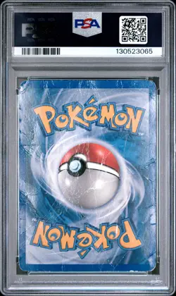 2005 POKEMON EX UNSEEN FORCES #106 MEGANIUM EX-HOLO PSA 1 - Image 2