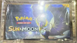 Pokemon Sun and Moon booster box SEALED + ACRYLIC CASE - Image 2