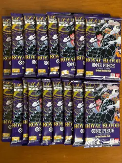 Lot of 17 - One Piece OP-10 Royal Blood Booster Pack English New Factory Sealed - Image 1