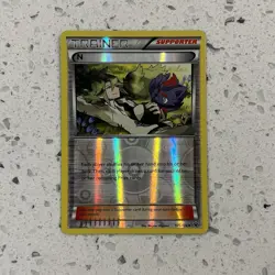 Pokemon N 105/124 Fates Collide Reverse Holo Trainer Card English NM - Image 1