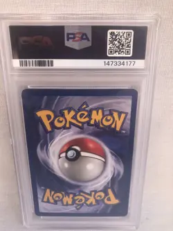 PSA 7 WOTC 1999 Fossil Unlimited Raichu 14/62 Holo Rare Card NM - Image 3