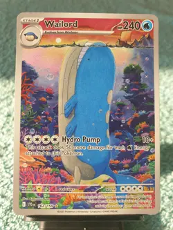 WAILORD 162/159 JOURNEY TOGETHER 2025 POKEMON CARD - Image 1