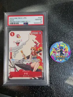 PSA10 Nami OP01-016 Romance Dawn Promotion Card Set 1 One Piece Card 2023 Japan - Image 1