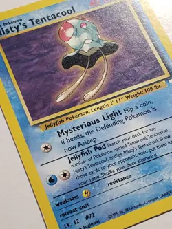 Misty's Tentacool 32/132 NM - RARE Gym Heroes Pokemon Card -$2 Combined Shipping - Image 2