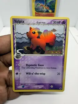 Pokemon Card - Vulpix Dragon Frontiers 70/101 Common Reverse Holo Stamped NM/M - Image 1