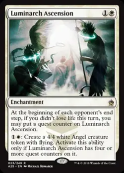Luminarch Ascension -Foil Medium Play MTG Masters 25 - Image 1