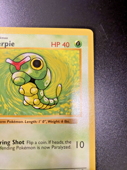 Caterpie 45/102 1st Edition Shadowless Base Set Regular NM - Pokemon Card - Image 5