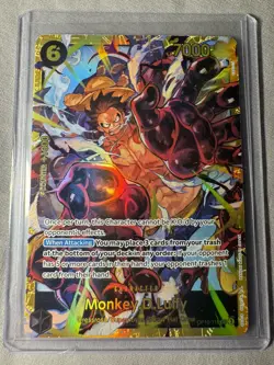Monkey D. Luffy SEC OP10-118 Royal Blood One Piece Card TCG CCG English NM! - Image 1