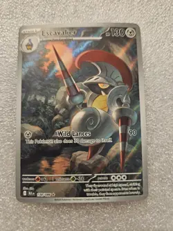 Escavalier 138/086 SV: Black Bolt Illustration Rare Holo Pokemon TCG Card NM - Image 1