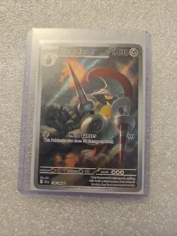 Escavalier 138/086 SV: Black Bolt Illustration Rare Holo Pokemon TCG Card NM - Image 2