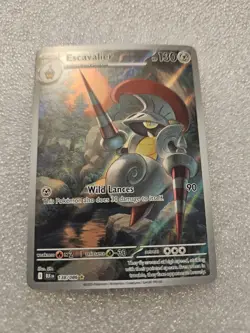 Escavalier 138/086 SV: Black Bolt Illustration Rare Holo Pokemon TCG Card NM - Image 3
