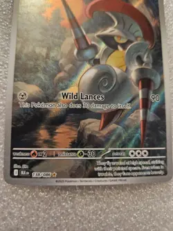 Escavalier 138/086 SV: Black Bolt Illustration Rare Holo Pokemon TCG Card NM - Image 5
